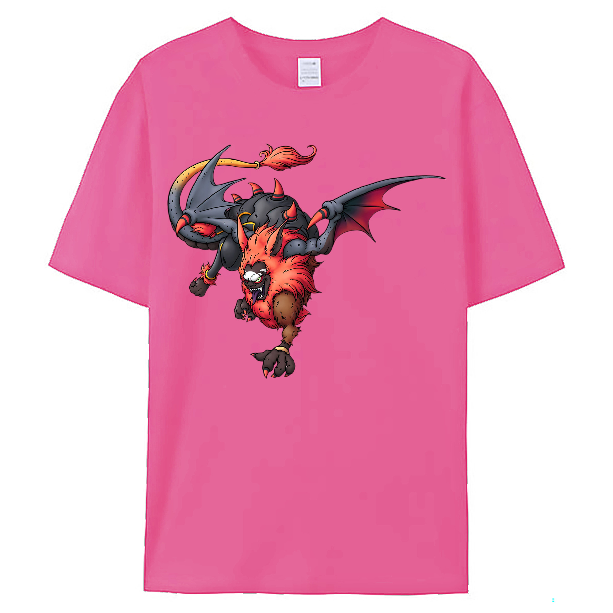 （画像用） ドラゴンクエスト Doragon Kuesuto Dragon Quest レディースカジュアルプリントTシャツ（綿100％）